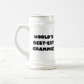 Der Gut-est Grammie der Welt schwarze oder weiße Bierglas (Links)