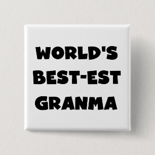 Der Gut-est Granma der Welt Schwarzweiss Button