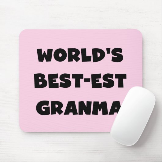 Der Gut-est Granma der Welt Schwarzweiss Mousepad (Mit Mouse)