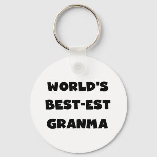 Der Gut-est Granma der Welt Schwarzweiss Schlüsselanhänger
