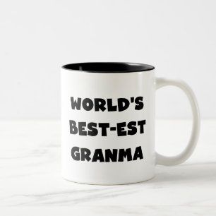Der Gut-est Granma der Welt Schwarzweiss Zweifarbige Tasse