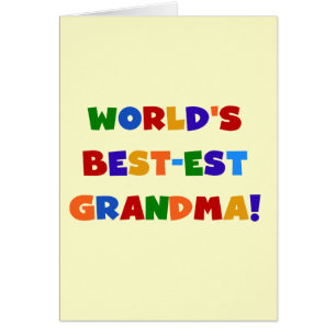 Der Gut-est-Großmutter-helle T - Shirts und