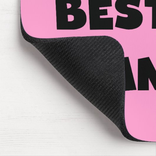 Der Gut-est-Großmutter-Schwarz-T-Shirts und Gesche Mousepad (Ecke)