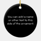 Der Gut-Est-Großmutter-weiße Text-Geschenke der Keramikornament (Hinten)