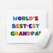 Der Gut-est-Großvater-helle Farbgeschenke der Welt Mousepad (Mit Mouse)