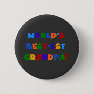 Der Gut-est-Großvater-helle FarbT - Shirts der Button