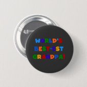 Der Gut-est-Großvater-helle FarbT - Shirts der Button (Vorne & Hinten)