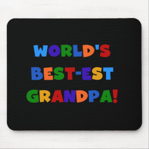 Der Gut-est-Großvater-helle Farbt-shirts der Welt Mousepad