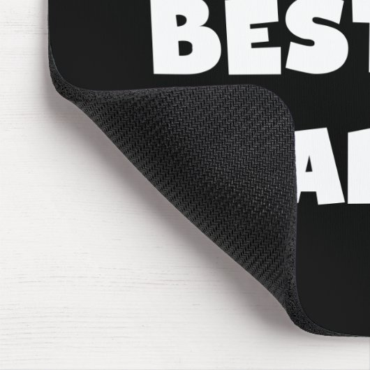 Der Gut-est-Großvater-schwarzer oder weißer Text d Mousepad (Ecke)