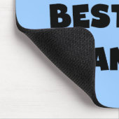 Der Gut-est-Großvater-schwarzer oder weißer Text Mousepad (Ecke)