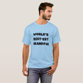 Der Gut-est-Großvater-schwarzer oder weißer Text T-Shirt (Vorne ganz)