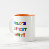 Der Gut-est-Kindermädchen-Geschenke der helle Zweifarbige Tasse (Vorderseite Links)
