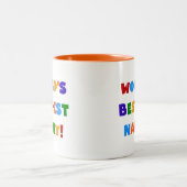Der Gut-est-Kindermädchen-Geschenke der helle Zweifarbige Tasse (Mittel)