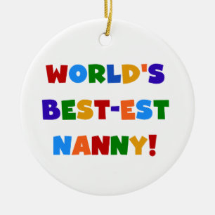 Der Gut-est-Kindermädchen-helle Farbgeschenke der Keramik Ornament