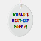 Der Gut-est-Mohnblumen-Geschenke der helle Keramikornament (Rechts)