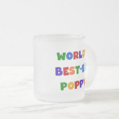 Der Gut-est-Mohnblumen-Geschenke der helle Mattglastasse (VorderseiteRechts)