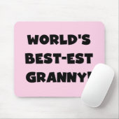 Der Gut-est-Oma-Schwarz-Text-T-Shirts Geschenke de Mousepad (Mit Mouse)