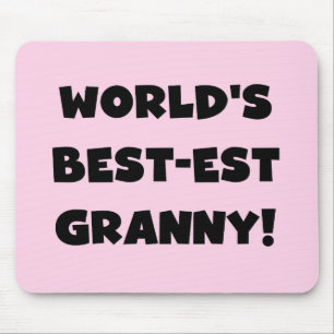 Der Gut-est-Oma-Schwarz-Text-T-Shirts Geschenke de Mousepad