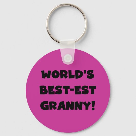 Der Gut-est-Oma-Schwarz-Text-T-Shirts Geschenke de Schlüsselanhänger (Vorderseite)