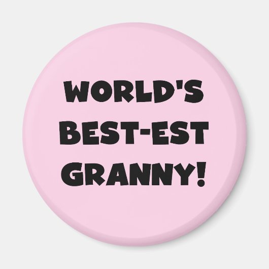 Der Gut-est-Oma-Schwarz-Text-T-Shirts Geschenke Magnet (Vorne)