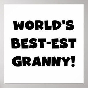 Der Gut-est-Oma-Schwarz-Text-T-Shirts Geschenke Poster