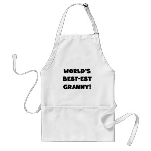 Der Gut-est-Oma-Schwarz-Text-T-Shirts Geschenke Schürze