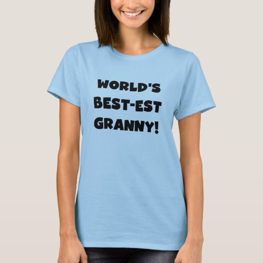 Der Gut-est-Oma-Schwarz-Text-T-Shirts Geschenke T-Shirt (Vorderseite)