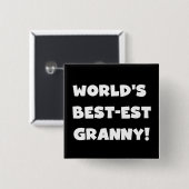 Der Gut-est-Oma-weiße Text-T-Shirts Geschenke der  Button (Vorne & Hinten)