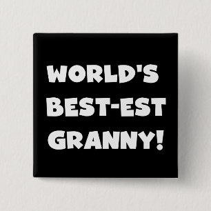 Der Gut-est-Oma-weiße Text-T-Shirts Geschenke der Button