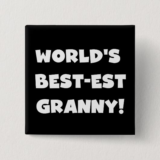 Der Gut-est-Oma-weiße Text-T-Shirts Geschenke der  Button (Vorderseite)