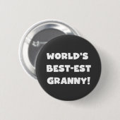 Der Gut-est-Oma-weiße Text-T-Shirts Geschenke der Button (Vorne & Hinten)