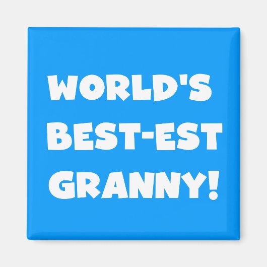 Der Gut-est-Oma-weiße Text-T-Shirts Geschenke der Magnet (Vorne)