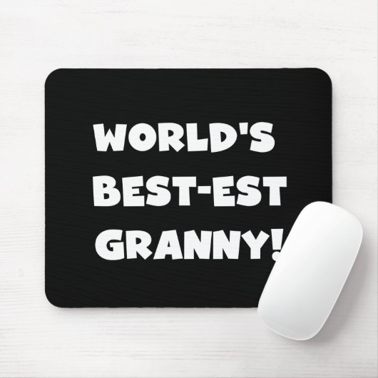 Der Gut-est-Oma-weiße Text-T-Shirts Geschenke der Mousepad (Mit Mouse)