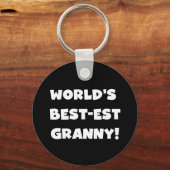 Der Gut-est-Oma-weiße Text-T-Shirts Geschenke der Schlüsselanhänger (Vorderseite)