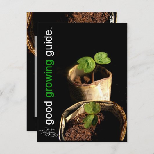 Der gute Anbau Postkarte (Vorne/Hinten)