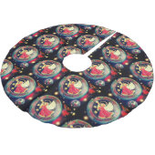 Der gute Angel Tree Polyester Weihnachtsbaumdecke (Schrägansicht)