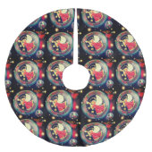 Der gute Angel Tree Polyester Weihnachtsbaumdecke (Vorderseite)