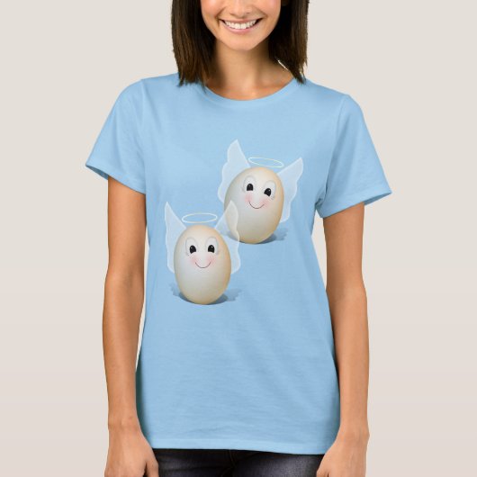 Der gute Ei-Engel T-Shirt (Vorderseite)