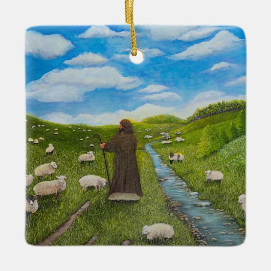 Der gute Hirte 2025 Ornament (Vorderseite)