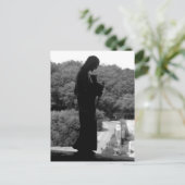 Der gute Hirte (B&W) - Postkarte (Stehend Vorderseite)