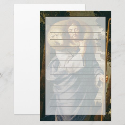 Der gute Hirte Briefpapier (Vorne/Hinten)