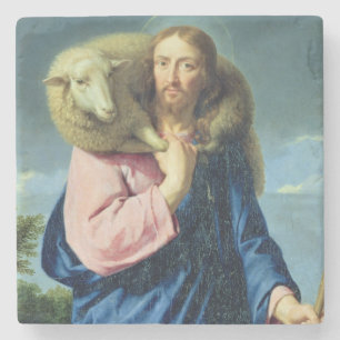 Der gute Hirte, c.1650-60 Steinuntersetzer