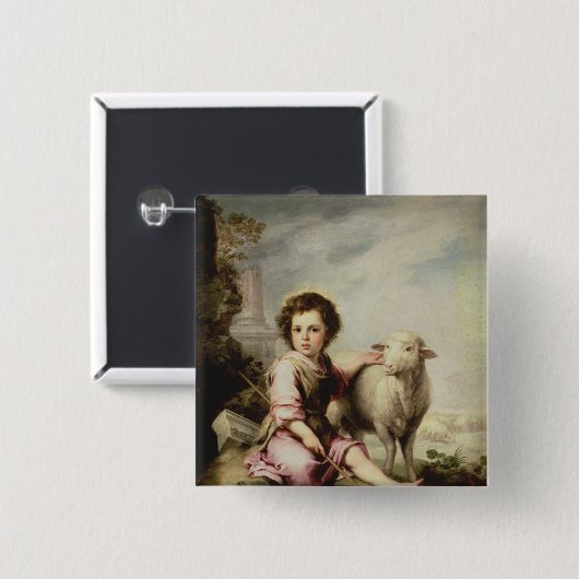 Der gute Hirte, c.1650 Button (Vorne & Hinten)