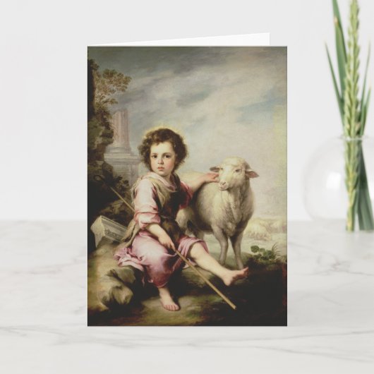 Der gute Hirte, c.1650 Karte (Vorderseite)