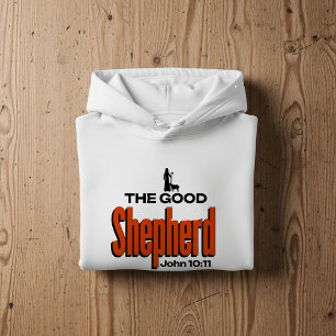 Der Gute Hirte, Christlicher Glaube Bibel Schrift Hoodie