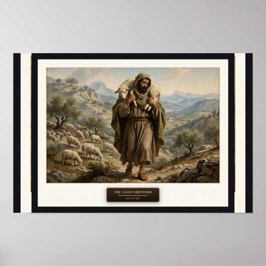 Der Gute Hirte – Da-Vinci-Stil Poster (Vorne)