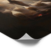 Der gute Hirte - Die digitale Skizze Jesus Poster (Ecke)