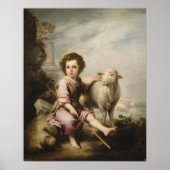 Der gute Hirte, Esteban Murillo Poster (Vorne)
