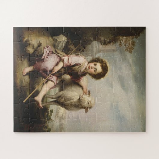 Der gute Hirte, Esteban Murillo Puzzle (Horizontal)