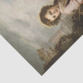 Der gute Hirte, Esteban Murillo Seidenpapier (Ausschnitt)